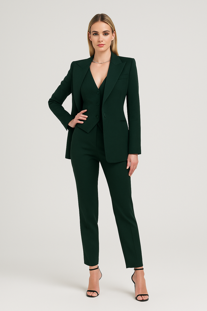 3 Piece Tailored Suit Set Slim Fit for Women | Niretta