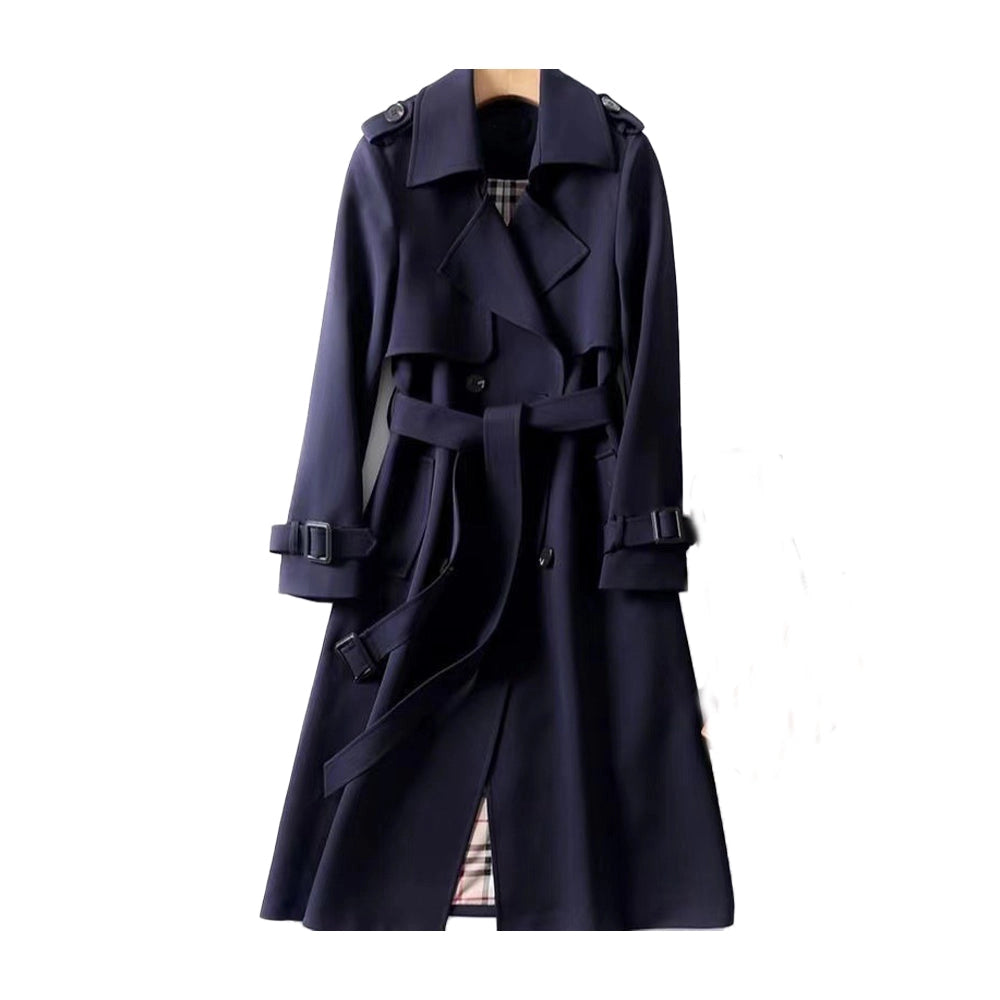 Classic Black Trench Coat For Women | Lirena 3