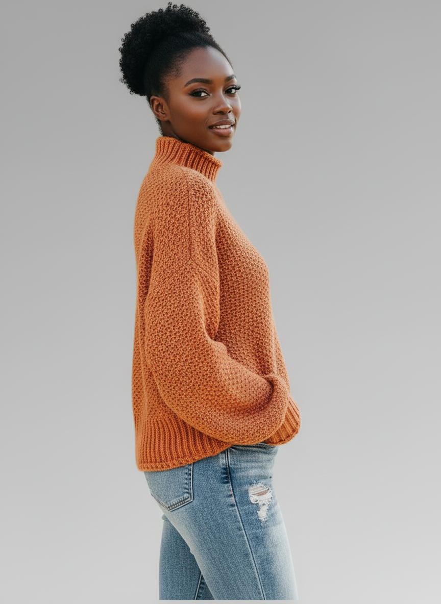 Classic Knitted Sweater For Women | Liora