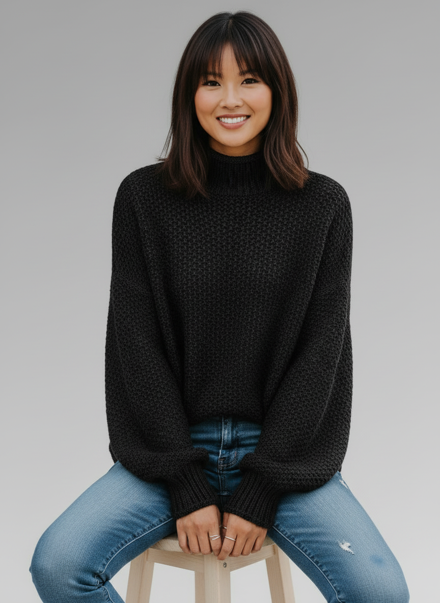 Classic Knitted Sweater For Women | Liora