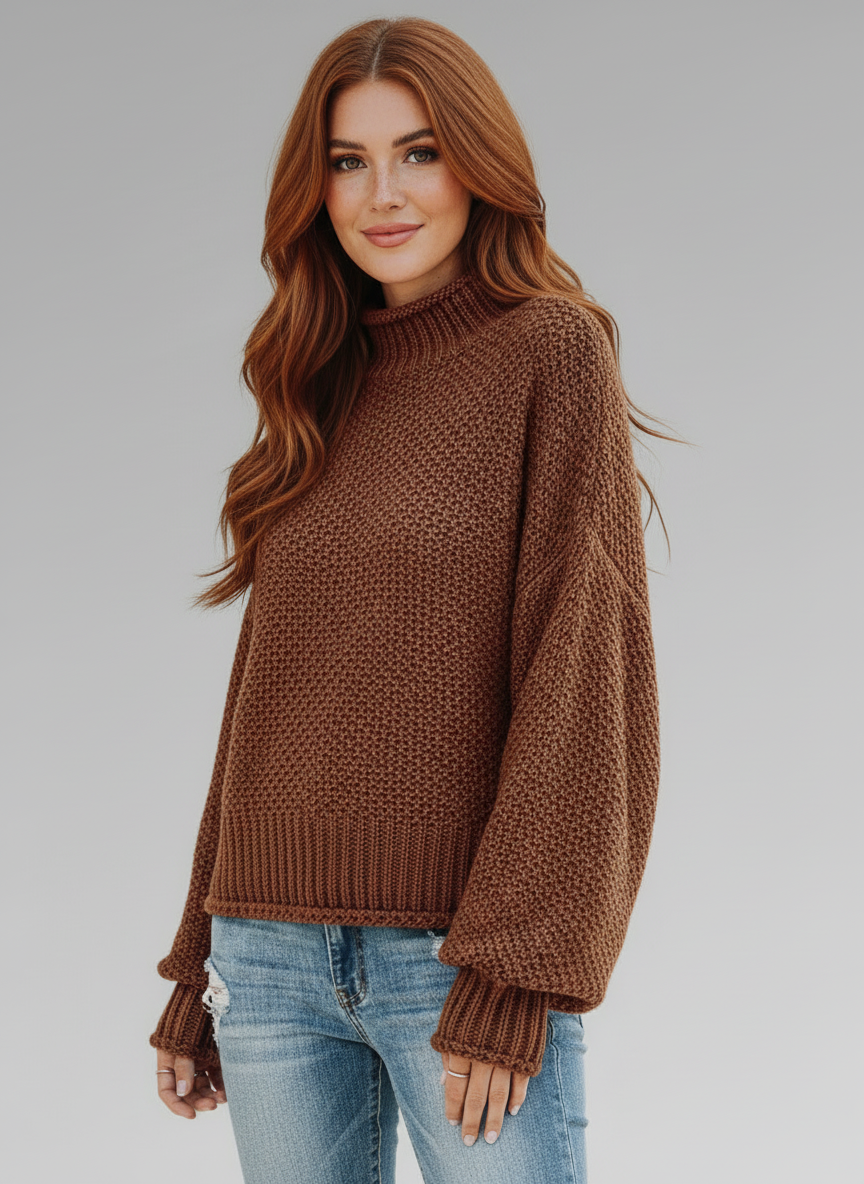 Classic Knitted Sweater For Women | Liora