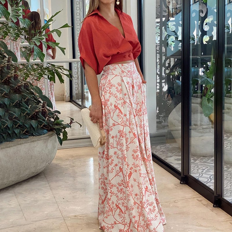 Floral Two-Piece Set for Women | Liora