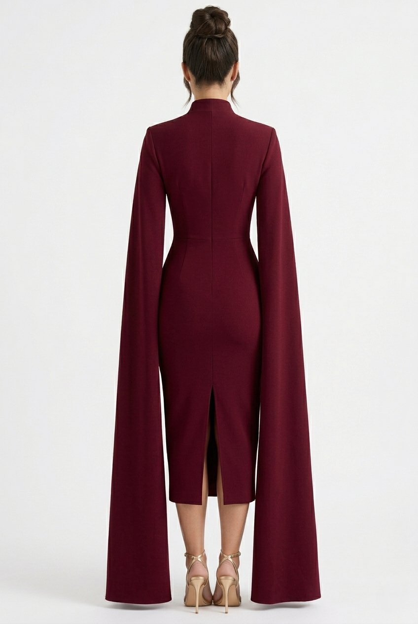 Seraphina | Square Neck Midi Dress