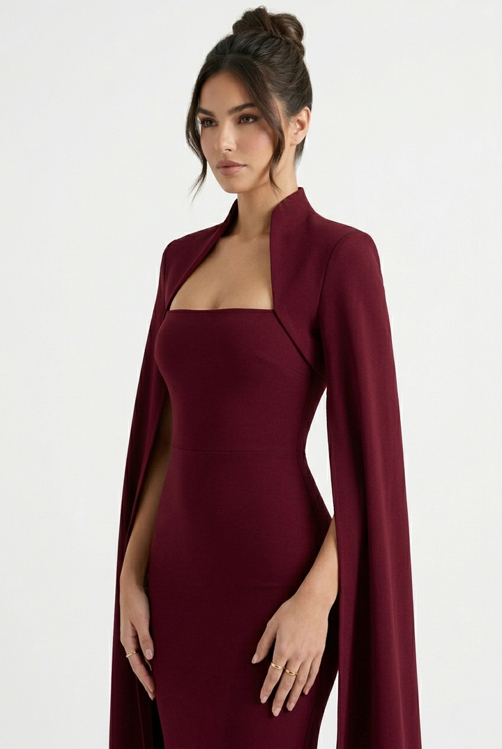 Seraphina | Square Neck Midi Dress