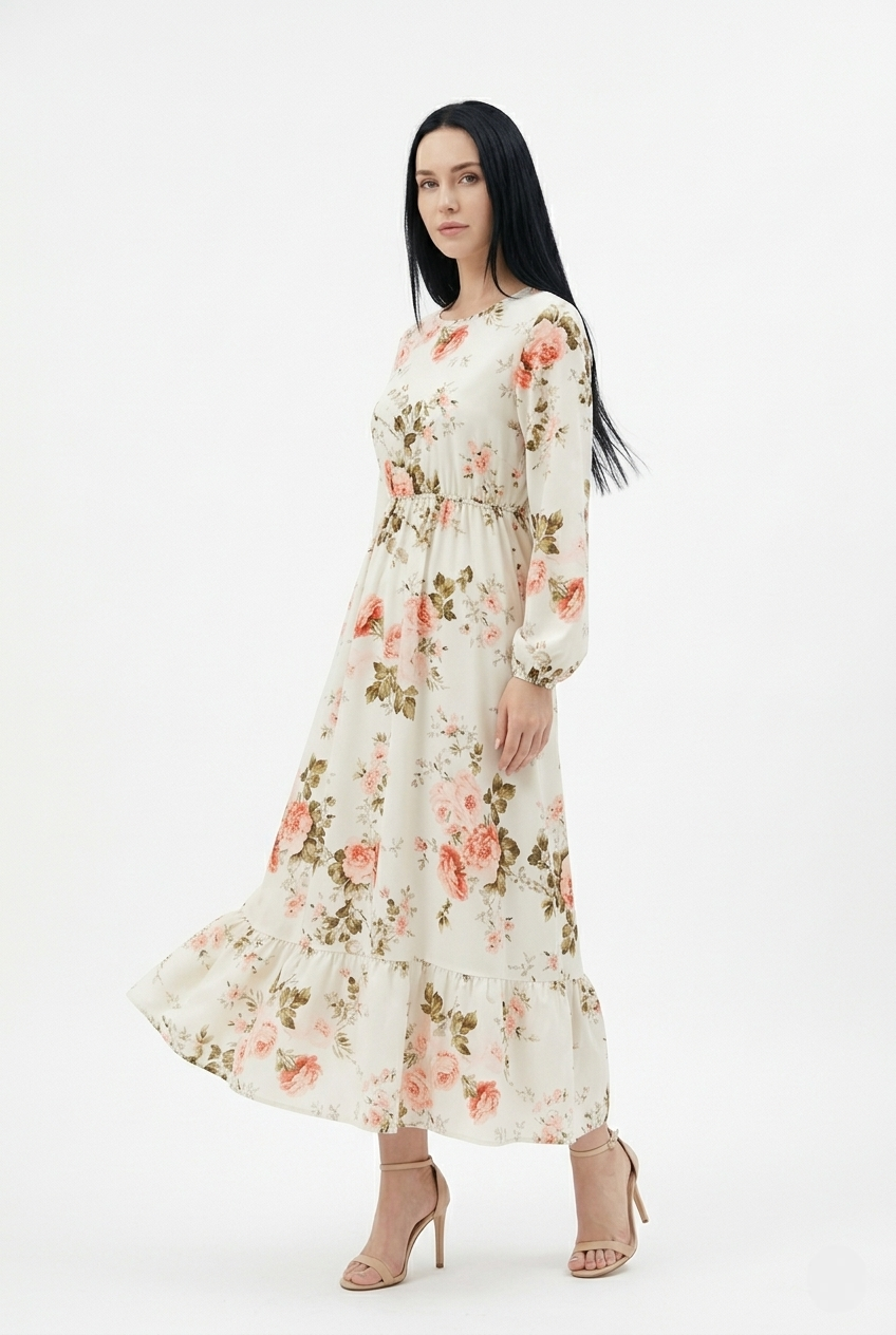 Elara | Floral Boho Maxi Dress