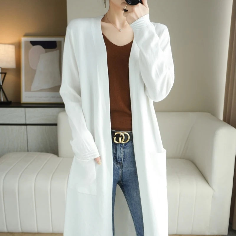 Long Cardigan Cashmere for Women | Lunara