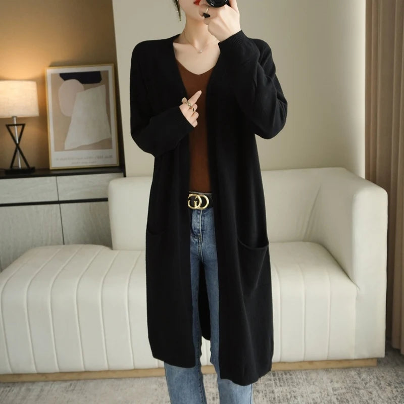 Long Cardigan Cashmere for Women | Lunara