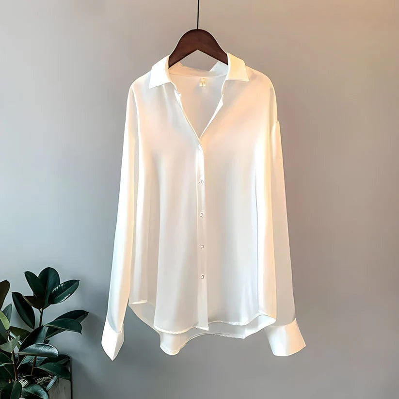 Long Sleeve Blouse Silk for Women | Lumara