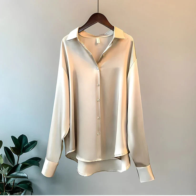 Long Sleeve Blouse Silk for Women | Lumara