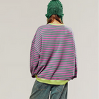Oversized Striped Sweater For Women | Liora 3