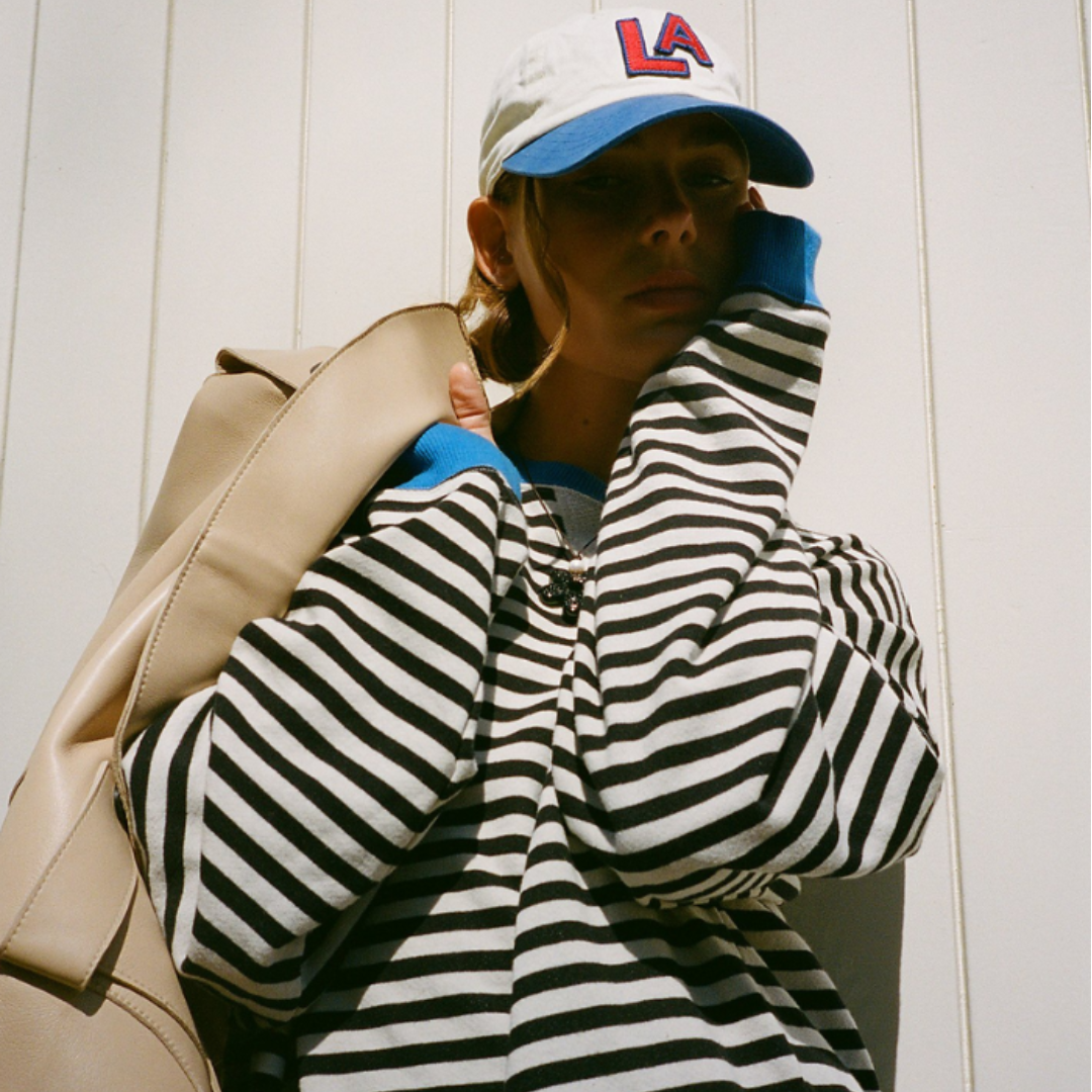 Oversized Striped Sweater For Women | Liora 7