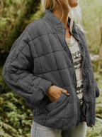 Quilted Lightweight Jacket Stylish Design For Women | Zilara 0