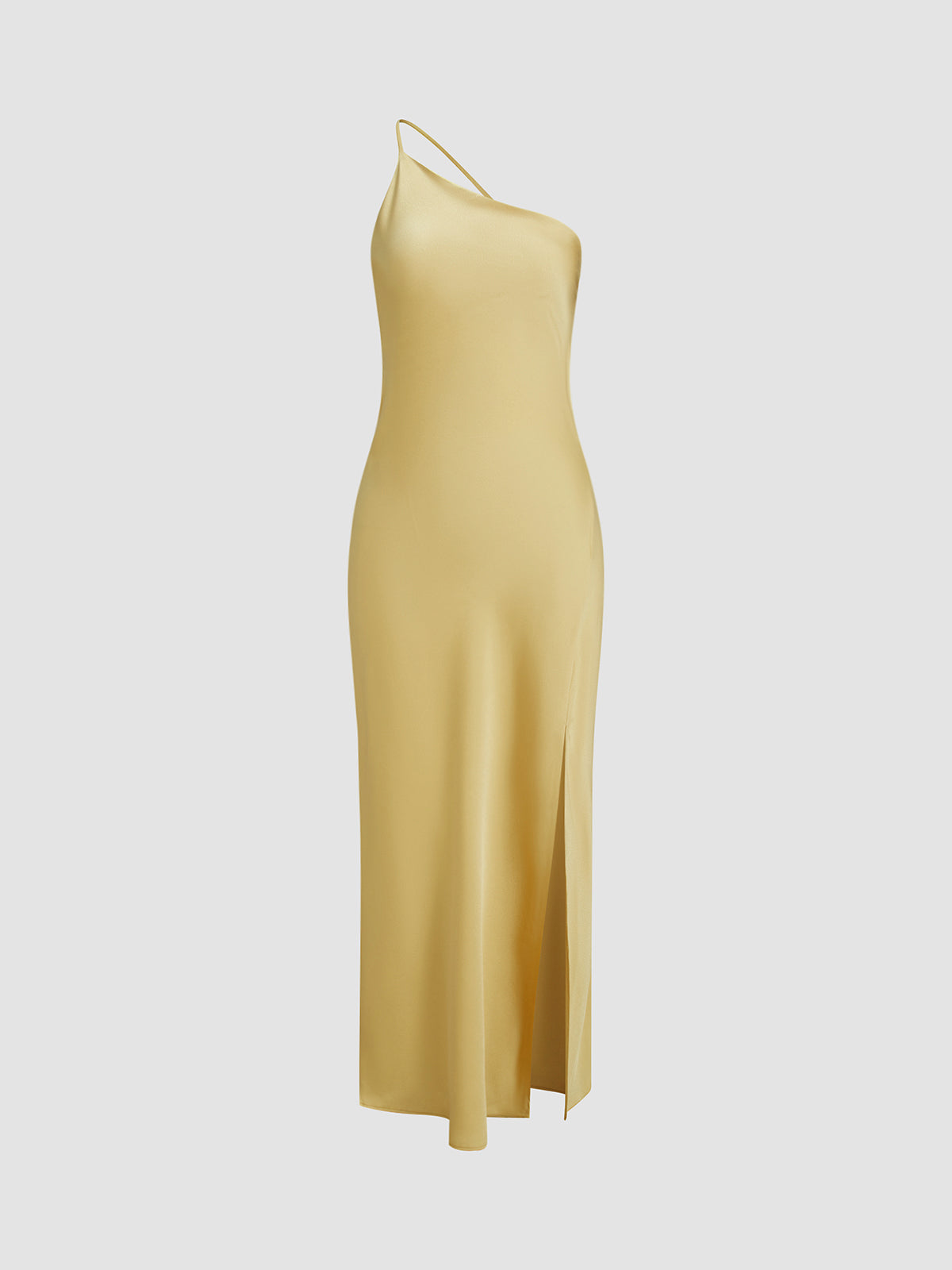 Satin Backless Maxi Dress