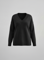 Soft Knit V-Neck Sweater For Women | Zorina