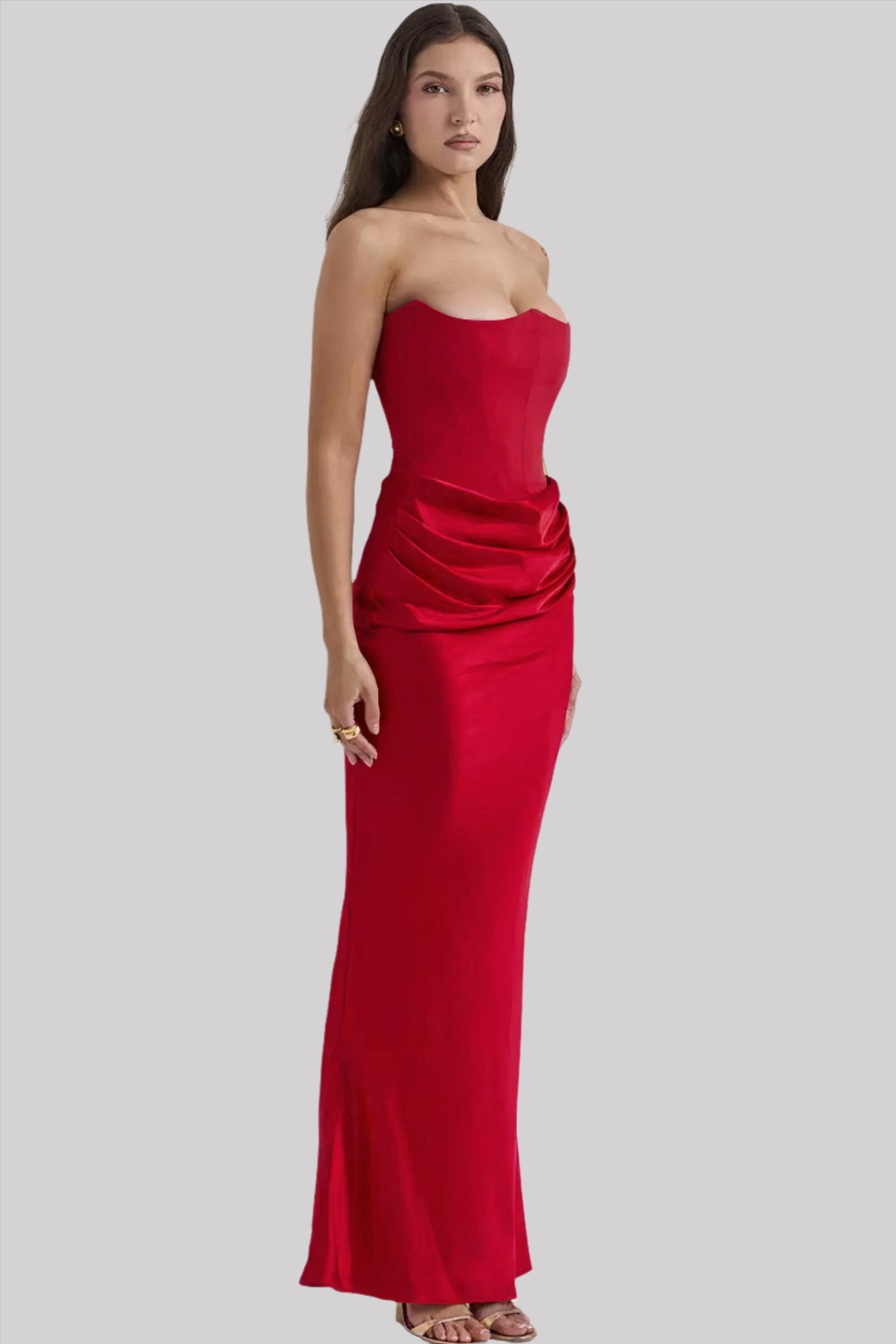 Strapless Elegant Maxi Dress