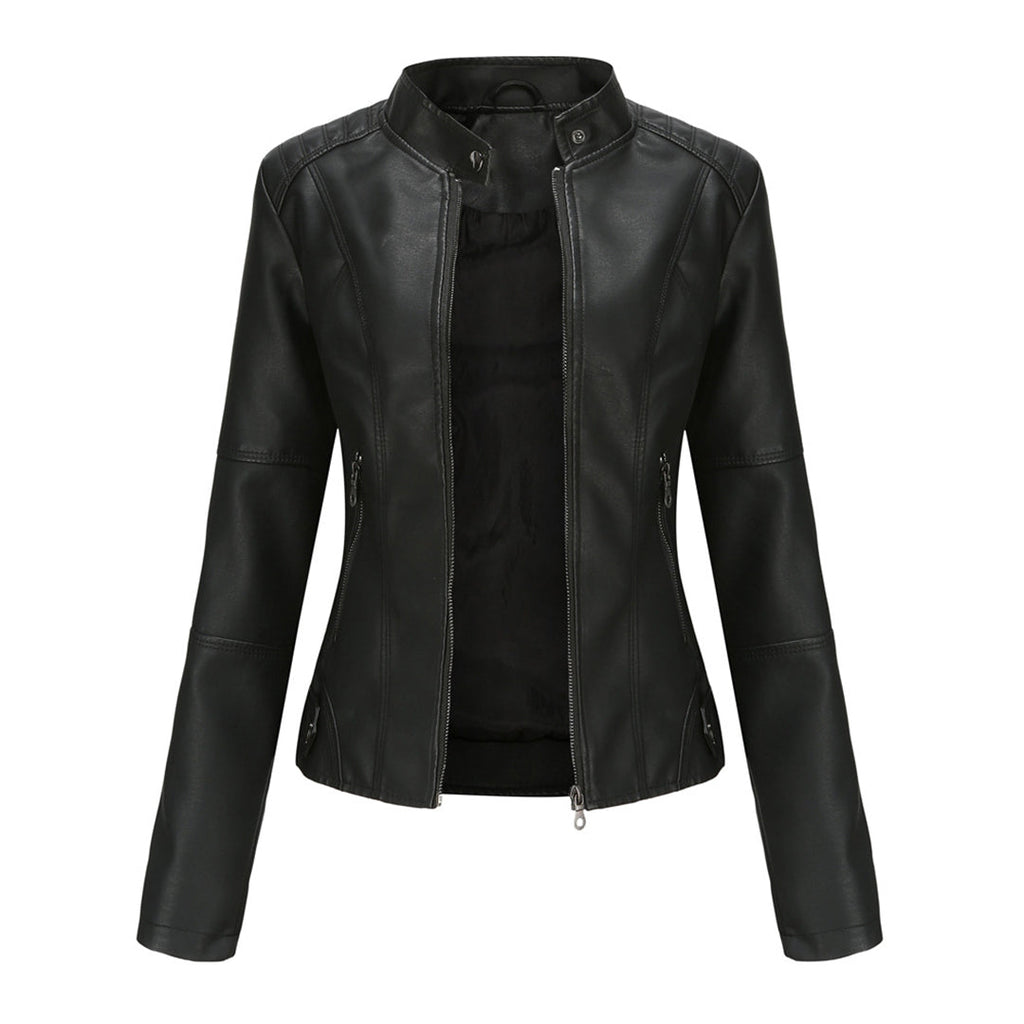 Tailored Leather Jacket For Women | Lyria 1