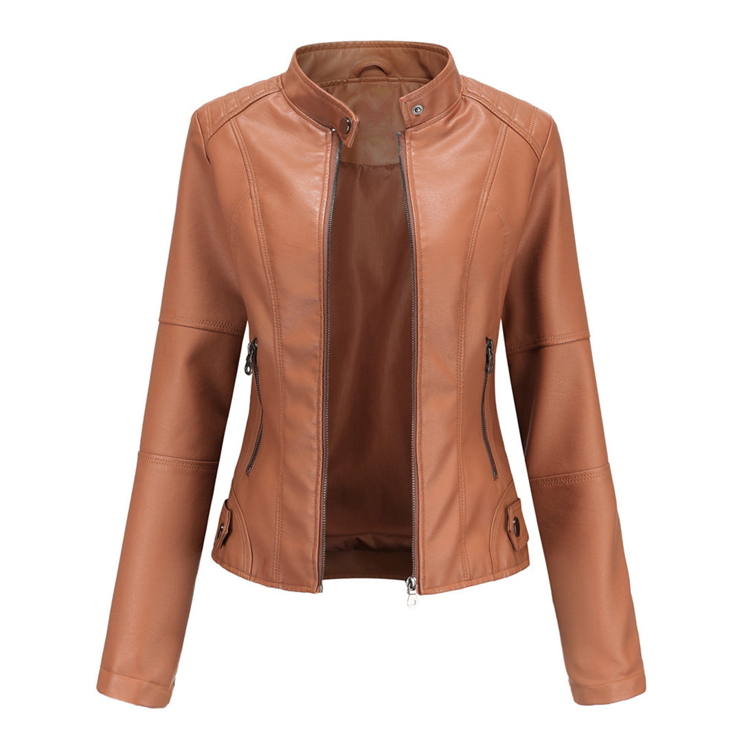 Tailored Leather Jacket For Women | Lyria 2