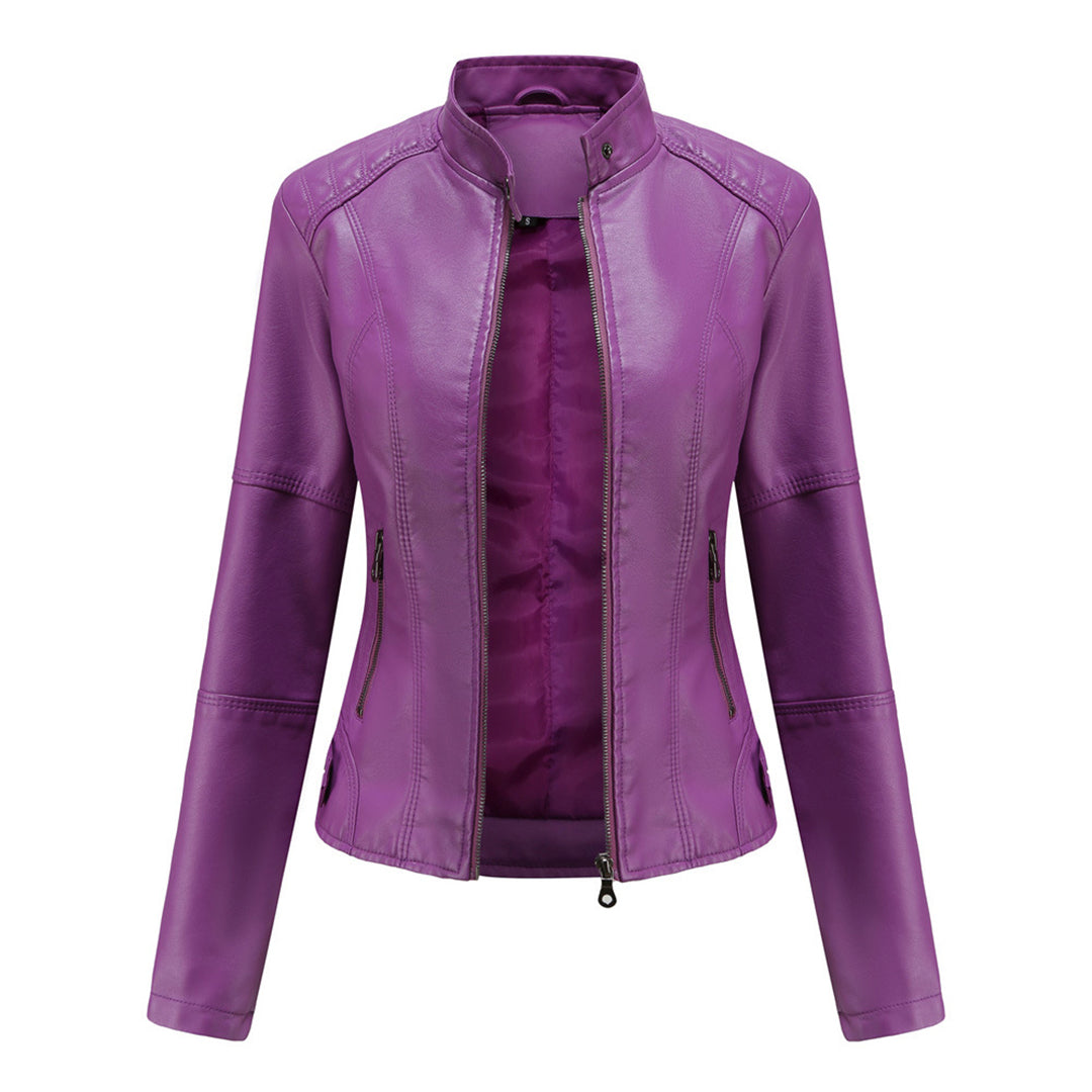 Tailored Leather Jacket For Women | Lyria 4
