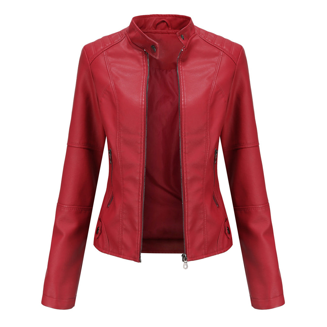 Tailored Leather Jacket For Women | Lyria 6